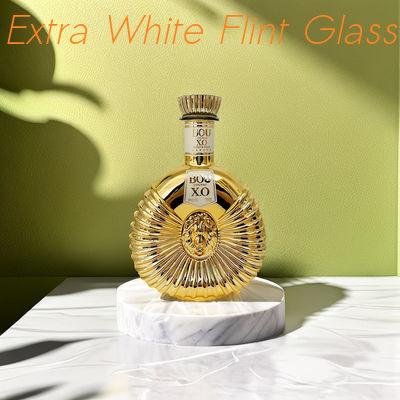 Beli Blue Golden Electroplating Luxury Spirits Bottle Vacumm Coating 1L Botol Minuman Keras online manufacture