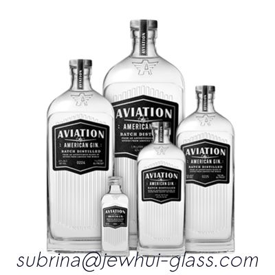 Beli Botol Kaca Wiski OEM Hot Stamping Botol Wiski Dekoratif online manufacture