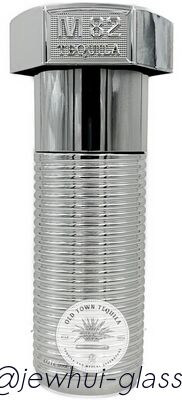 Beli Extra Enejo, Reposado, Botol Kaca Tequila Perak, Botol Kaca Super Flint dengan Tutup Kaca pembuatan online