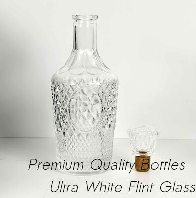 Beli Tutup Kaca Kristal Botol Brandy Kaca Botol Decanter Kaca Elektroplating Emas pembuatan online