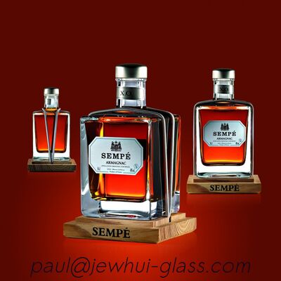 Beli Super Flint Diamond Cut Glass Decanter, XO, brendi, Vodka Liquor Gin Rum Tequila Whisky Brandy Spirits Botol Kaca Dengan Tutup Kaca Padat pembuatan online