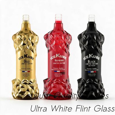 Beli Botol Vodka Es Kube Parsial Kaca Buram 900g Dengan Penutupan Guala pembuatan online