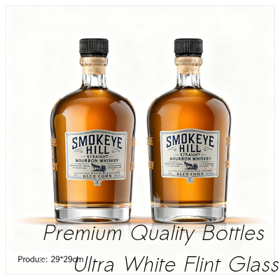 Beli OEM Premium Whiskey Bottles Super Flint ISO9001 Partial Coating Window Frosting pembuatan online