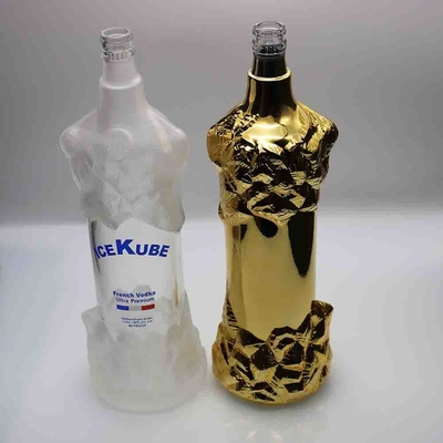Beli Botol Vodka Es Kube Parsial Kaca Buram 900g Dengan Penutupan Guala online manufacture