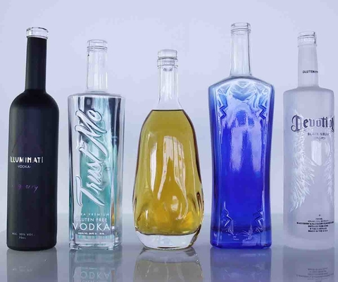 Beli Sablon Botol Kaca Wiski 34oz Dengan Tutup Sekrup Tutup Guala online manufacture