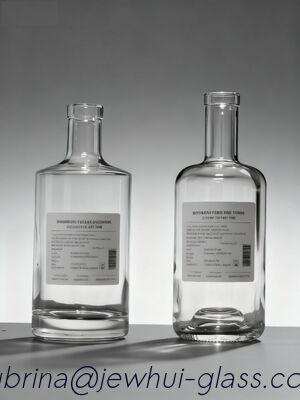 Harga yang pantas Botol Kaca Vodka 750ml - Kustomisasi, Botol Kaca Super Flint, Botol Mewah on line