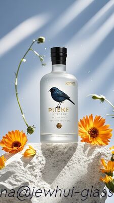 Harga yang pantas Botol Kaca Vodka 750ml - Kustomisasi, Botol Kaca Super Flint, Botol Mewah on line