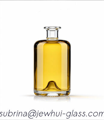 Harga yang pantas Botol Gelas Wiski Bening Premium Bulat Apotheker 75cl atau 70cl dengan Push Up on line