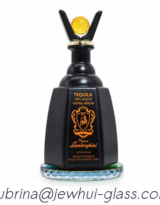 Harga yang pantas Extra Enejo, Reposado, Botol Kaca Tequila Perak, Botol Kaca Super Flint dengan Tutup Kaca on line