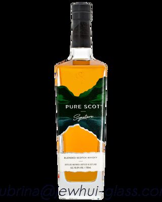 Harga yang pantas 50ML. 700ml, 1000ML  Botol kaca wiski Pure Scott on line