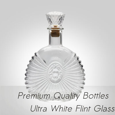Harga yang pantas Super Flint Diamond Cut Glass Decanter, XO, brendi, Vodka Liquor Gin Rum Tequila Whisky Brandy Spirits Botol Kaca Dengan Tutup Kaca Padat on line