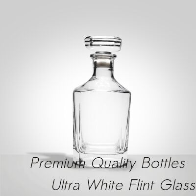 Harga yang pantas Super Flint Diamond Cut Glass Decanter, XO, brendi, Vodka Liquor Gin Rum Tequila Whisky Brandy Spirits Botol Kaca Dengan Tutup Kaca Padat on line