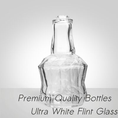 Harga yang pantas Super Flint Diamond Cut Glass Decanter, XO, brendi, Vodka Liquor Gin Rum Tequila Whisky Brandy Spirits Botol Kaca Dengan Tutup Kaca Padat on line