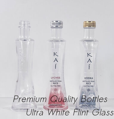 Harga yang pantas Botol Kaca Vodka 200 ml dengan tutup T-CORK atau GPI, tutup Gula on line