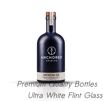 Harga yang pantas 200ml 500ml ODM Glass Spirit Bottle 200ml Alkohol Botol Lukisan Stiker on line